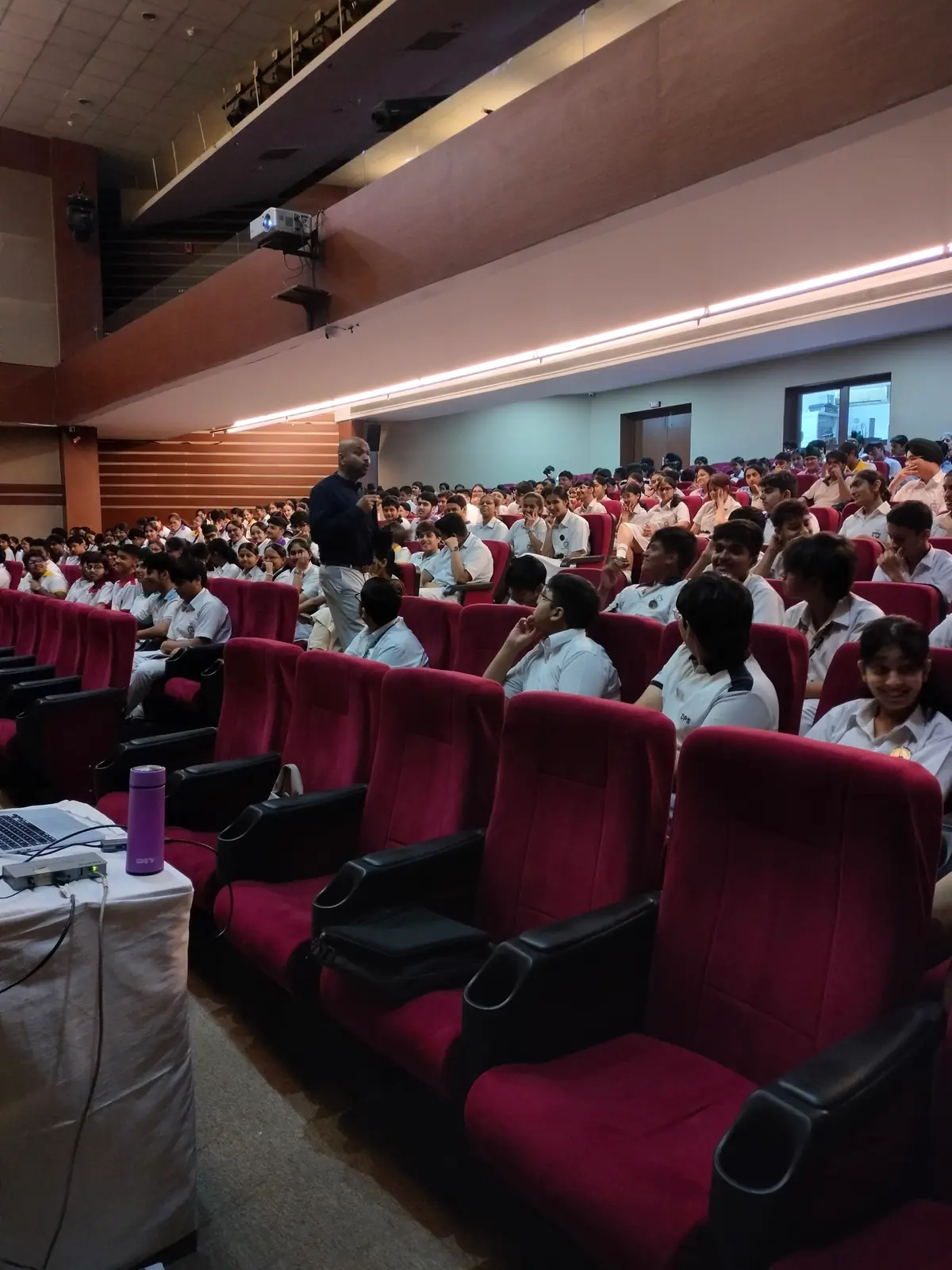 Auditorium career session